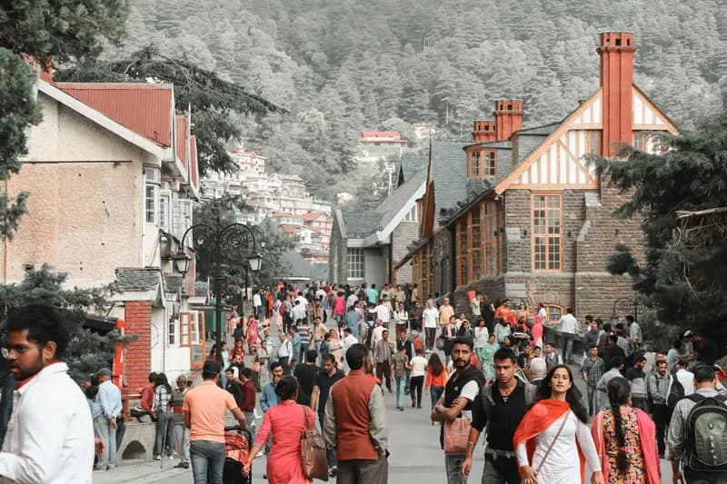 Shimla hill town